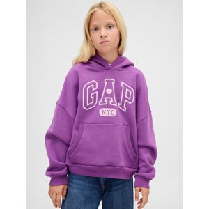 Gap Dievčenská Oversize Mikina S Kapucňou Modrá S Gap Dievčenská Oversize Mikina S Kapucňou Modrá S