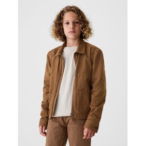 Gap Children'S Denim Jacket Carpenter - Boys Hnedá L Gap Children'S Denim Jacket Carpenter - Boys Hnedá L