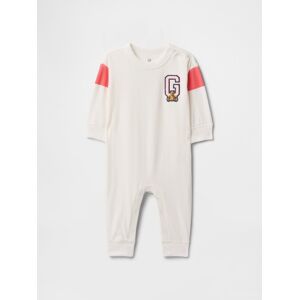 Gap Baby Jumpsuit With Logo - Boys Šedá 0-3m Gap Baby Jumpsuit With Logo - Boys Šedá 0-3m