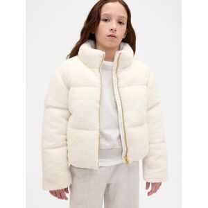 GAP Detská Prešívaná Sherpa Bunda Šedá L GAP Detská Prešívaná Sherpa Bunda Šedá L