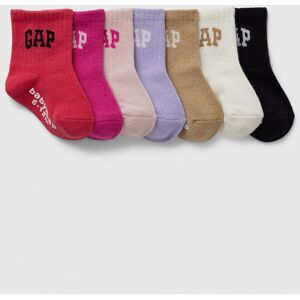 Gap Baby Socks, 7 Pairs - Girls Šedá 12-24m Gap Baby Socks, 7 Pairs - Girls Šedá 12-24m
