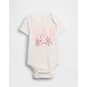 Gap Baby Bodysuit With Logo - Girls Biela 3-6m Gap Baby Bodysuit With Logo - Girls Biela 3-6m