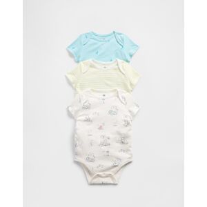 Gap Baby Bodysuit, 3pcs - Boys Biela 12-18m Gap Baby Bodysuit, 3pcs - Boys Biela 12-18m