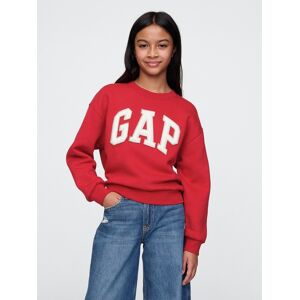 Gap Kids Oversize Sweatshirt With Logo - Girls Červená Xl Gap Kids Oversize Sweatshirt With Logo - Girls Červená Xl