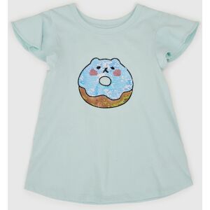 Gap Children'S T-Shirt With Sequins - Girls Šedá L Gap Children'S T-Shirt With Sequins - Girls Šedá L