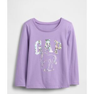 Gap Baby T-Shirt With Logo - Girls Fialová 2yrs Gap Baby T-Shirt With Logo - Girls Fialová 2yrs