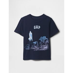 Gap Baby T-Shirt With Logo - Boys Modrá 2yrs Gap Baby T-Shirt With Logo - Boys Modrá 2yrs