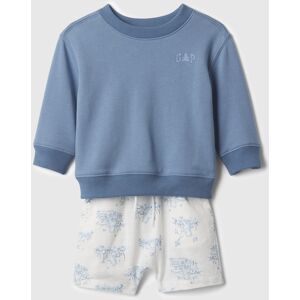 Gap Baby Set Sweatshirt & Shorts - Boys Modrá 0-3m Gap Baby Set Sweatshirt & Shorts - Boys Modrá 0-3m