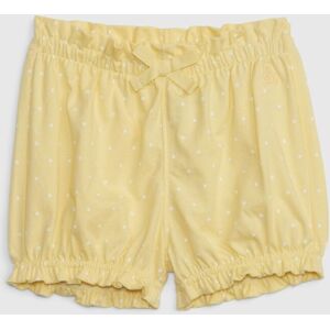 Žlté Dievčenské Bodkované Kraťasy Gap Šedá 3-6m Žlté Dievčenské Bodkované Kraťasy Gap Šedá 3-6m