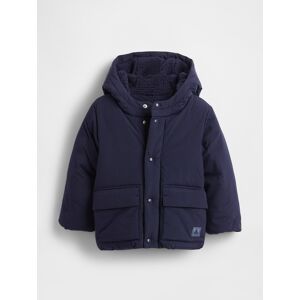 Gap Baby Quilted Waterproof Jacket - Boys Modrá 5yrs Gap Baby Quilted Waterproof Jacket - Boys Modrá 5yrs