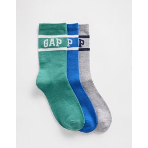 Gap Detské Ponožky S Logom, 3 Páry Modrá L Gap Detské Ponožky S Logom, 3 Páry Modrá L