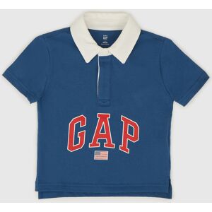 Gap Baby Polo Shirt With Logo - Boys Modrá 3yrs Gap Baby Polo Shirt With Logo - Boys Modrá 3yrs
