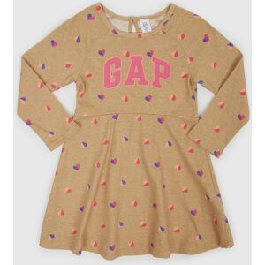 Children'S Dress With Gap Logo - Girls Krémová 2yrs Children'S Dress With Gap Logo - Girls Krémová 2yrs