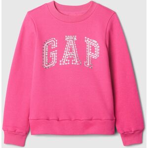 Gap Children'S Sweatshirt With Logo - Girls Ružová Xl Gap Children'S Sweatshirt With Logo - Girls Ružová Xl