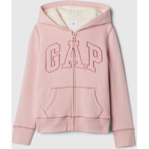 Gap Children'S Sherpa Sweatshirt With Logo - Girls Ružová S Gap Children'S Sherpa Sweatshirt With Logo - Girls Ružová S