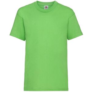 Green Fruit Of The Loom Kids Cotton T-Shirt Svetlozelená 5-6 Y Green Fruit Of The Loom Kids Cotton T-Shirt Svetlozelená 5-6 Y