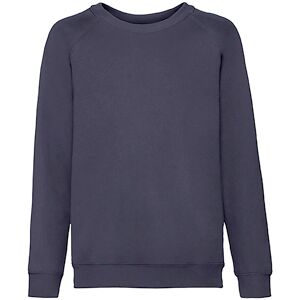 Granatowa Bluza Dziecięca Raglan Sweat Fruit Of The Loom Modrá 158-164 Granatowa Bluza Dziecięca Raglan Sweat Fruit Of The Loom Modrá 158-164