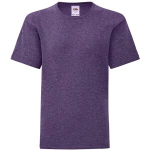 Purple Children'S T-Shirt In Combed Cotton Fruit Of The Loom Fialová 146-152 Purple Children'S T-Shirt In Combed Cotton Fruit Of The Loom Fialová 146-152