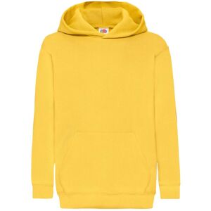 Yellow Children'S Sweatshirt Classic Kangaroo Fruit Of The Loom Horčicová 158-164 Yellow Children'S Sweatshirt Classic Kangaroo Fruit Of The Loom Horčicová 158-164