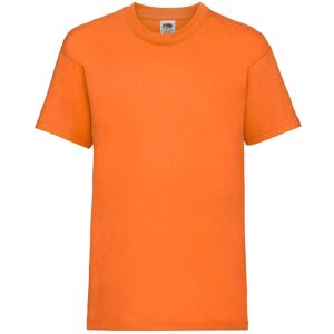 Orange Baby Cotton T-Shirt Fruit Of The Loom Oranžová 5-6 Y Orange Baby Cotton T-Shirt Fruit Of The Loom Oranžová 5-6 Y