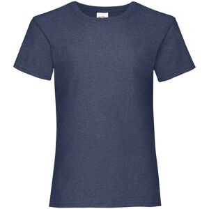 Navy Girls' T-Shirt Valueweight Fruit Of The Loom Modrá 7-8 Y Navy Girls' T-Shirt Valueweight Fruit Of The Loom Modrá 7-8 Y