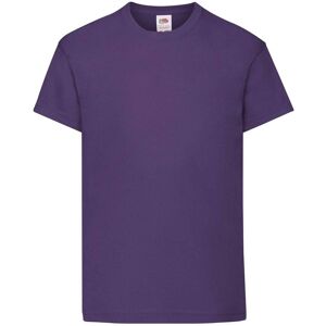 Purple Children'S T-Shirt Original Fruit Of The Loom Fialová 3-4 Y Purple Children'S T-Shirt Original Fruit Of The Loom Fialová 3-4 Y