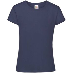 Fruit of the Loom Girls' T-Shirt Sofspun 610150 100% Cotton 160g/165g Modrá 9-10 Y Fruit of the Loom Girls' T-Shirt Sofspun 610150 100% Cotton 160g/165g Modrá 9-10 Y