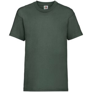 Green Fruit Of The Loom Kids Cotton T-Shirt Kaki 5-6 Y Green Fruit Of The Loom Kids Cotton T-Shirt Kaki 5-6 Y