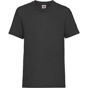 Black Fruit Of The Loom Cotton T-Shirt Šedá 5-6 Y Black Fruit Of The Loom Cotton T-Shirt Šedá 5-6 Y