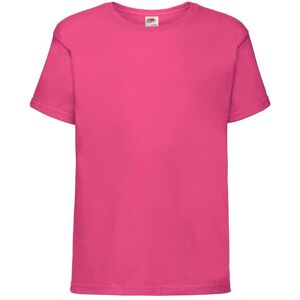 Fruit of the Loom Children'S T-Shirt Sofspun 610150 100% Cotton 160g/165g Fuchsiová 5-6 Y Fruit of the Loom Children'S T-Shirt Sofspun 610150 100% Cotton 160g/165g Fuchsiová 5-6 Y