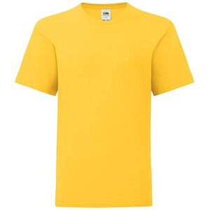 Yellow Children'S T-Shirt In Combed Cotton Fruit Of The Loom Oranžová 158-164 Yellow Children'S T-Shirt In Combed Cotton Fruit Of The Loom Oranžová 158-164