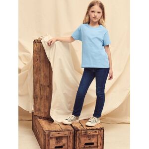 Blue T-Shirt For Children Original Fruit Of The Loom Svetlomodrá 5-6 Y Blue T-Shirt For Children Original Fruit Of The Loom Svetlomodrá 5-6 Y