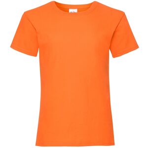 Orange Girls' T-Shirt Valueweight Fruit Of The Loom Oranžová 5-6 Y Orange Girls' T-Shirt Valueweight Fruit Of The Loom Oranžová 5-6 Y