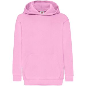 Pink Children'S Sweatshirt Classic Kangaroo Fruit Of The Loom Ružová 7-8 Y Pink Children'S Sweatshirt Classic Kangaroo Fruit Of The Loom Ružová 7-8 Y