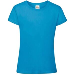Fruit of the Loom Girls' T-Shirt Sofspun 610150 100% Cotton 160g/165g Svetlomodrá 5-6 Y Fruit of the Loom Girls' T-Shirt Sofspun 610150 100% Cotton 160g/165g Svetlomodrá 5-6 Y