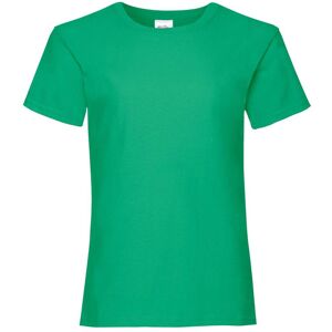 Valueweight Fruit Of The Loom Girls' Green T-Shirt Zelená 5-6 Y Valueweight Fruit Of The Loom Girls' Green T-Shirt Zelená 5-6 Y