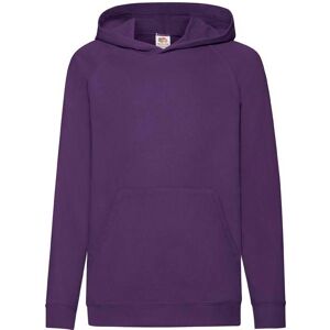 Purple Fruit Of The Loom Kids Hoodie Fialová 5-6 Y Purple Fruit Of The Loom Kids Hoodie Fialová 5-6 Y