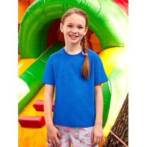 Blue T-Shirt Kids Original Fruit Of The Loom Modrá 5-6 Y Blue T-Shirt Kids Original Fruit Of The Loom Modrá 5-6 Y