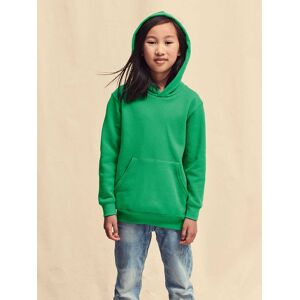 Green Children'S Sweatshirt Classic Kangaroo Fruit Of The Loom Zelená 146-152 Green Children'S Sweatshirt Classic Kangaroo Fruit Of The Loom Zelená 146-152