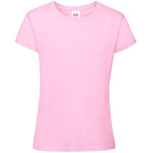 Fruit of the Loom Girls' T-Shirt Sofspun 610150 100% Cotton 160g/165g Ružová 3-4 Y Fruit of the Loom Girls' T-Shirt Sofspun 610150 100% Cotton 160g/165g Ružová 3-4 Y