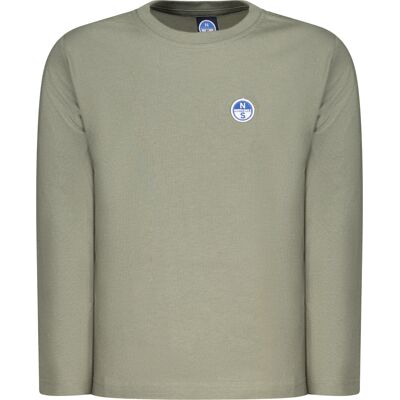 North Sails Children'S Long-Sleeved T-Shirt, Green Kaki 10a North Sails Children'S Long-Sleeved T-Shirt, Green Kaki 10a