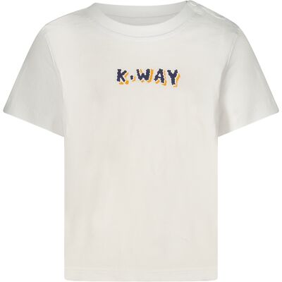 Detské Tričko K-Way S Krátkym Rukávom Biela 3-6m Detské Tričko K-Way S Krátkym Rukávom Biela 3-6m