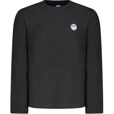 North Sails Kids' Long-Sleeved T-Shirt, Black Čierna 6a North Sails Kids' Long-Sleeved T-Shirt, Black Čierna 6a