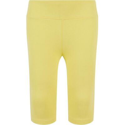 Urban Classics High-Waisted Shorts For Girls - Yellow Krémová 7-8 Y Urban Classics High-Waisted Shorts For Girls - Yellow Krémová 7-8 Y