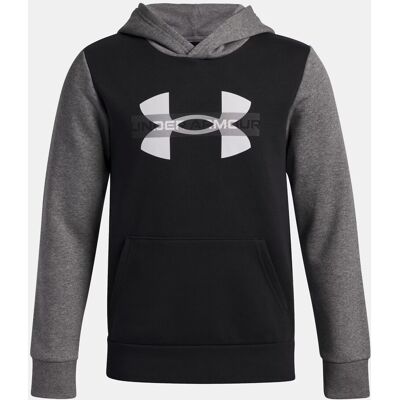 Children'S Sweatshirt Under Armour Rival Fleece Colorblock Graphic Hd Čierna M Children'S Sweatshirt Under Armour Rival Fleece Colorblock Graphic Hd Čierna M