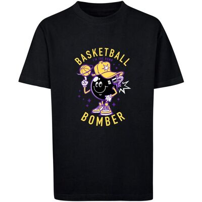 Mister Tee Children'S Basketball Bomber Jacket T-Shirt Black Čierna 158-164 Mister Tee Children'S Basketball Bomber Jacket T-Shirt Black Čierna 158-164