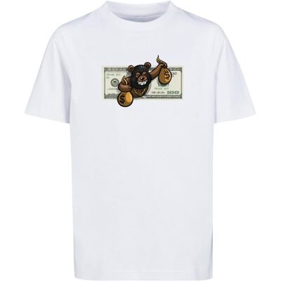 Mister Tee Children'S T-Shirt Money Bear White Biela 7-8 Y Mister Tee Children'S T-Shirt Money Bear White Biela 7-8 Y