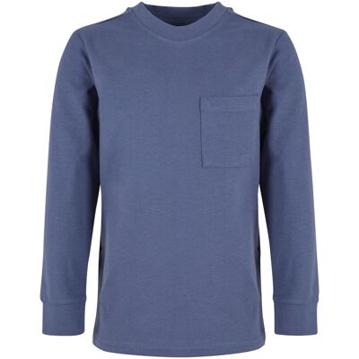 Urban Classics Boys' Long-Sleeved T-Shirt With A Pocket Blue Modrá 5-6 Y Urban Classics Boys' Long-Sleeved T-Shirt With A Pocket Blue Modrá 5-6 Y