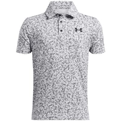 Under Armour Ua Playoff Printed Polo-Wht Šedá M Under Armour Ua Playoff Printed Polo-Wht Šedá M
