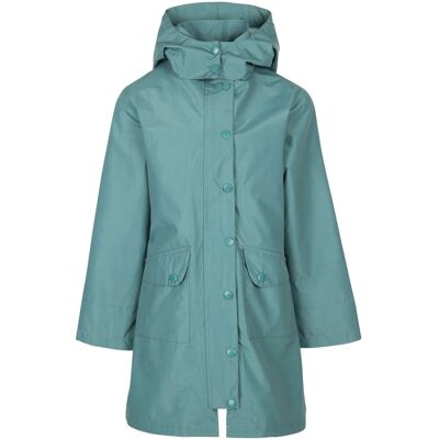 Girls' Trespass Drizzling Jacket Tyrkysová 7-8 Y Girls' Trespass Drizzling Jacket Tyrkysová 7-8 Y